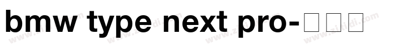 bmw type next pro字体转换